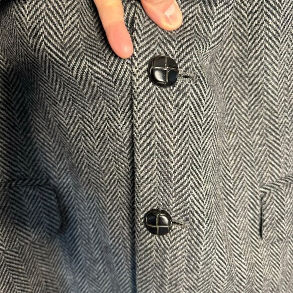 Joe Namath Signature Collection Vintage Tweed Dark Academia Jacket Size 42L - Picture 4 of 8